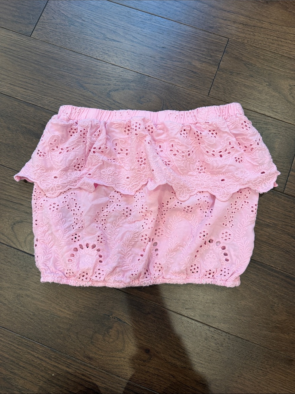 Young Fabulous & Broke "Caicos" Strapless Eyelet Top Size XS - C72-038